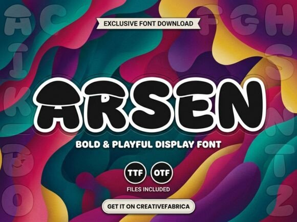 Arsen: A Decorative Font for Creative Businesses