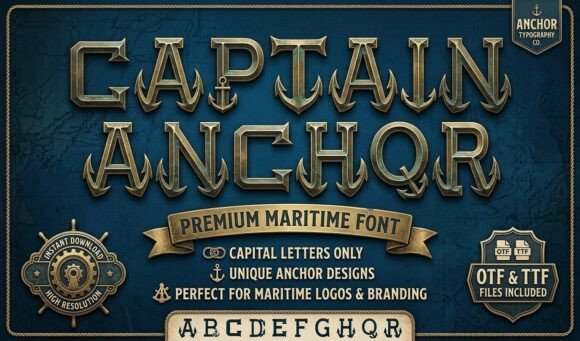 Captain Anchor Font Review