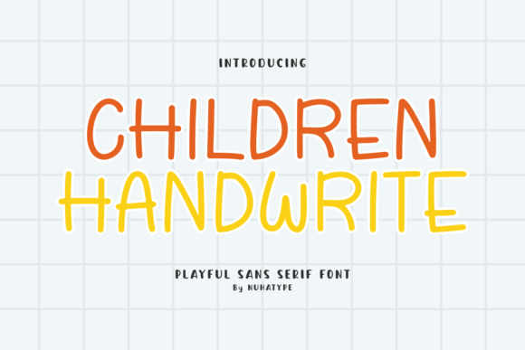 Children Handwrite Font