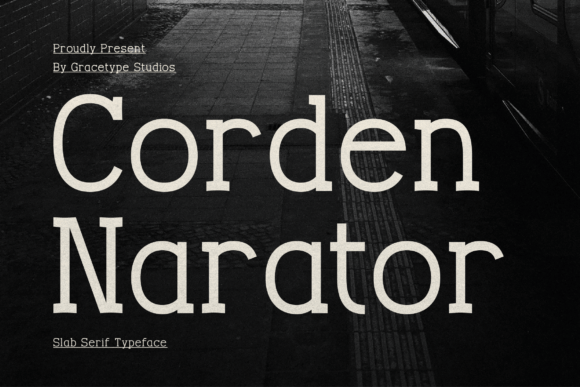 Corden Narator Font Review