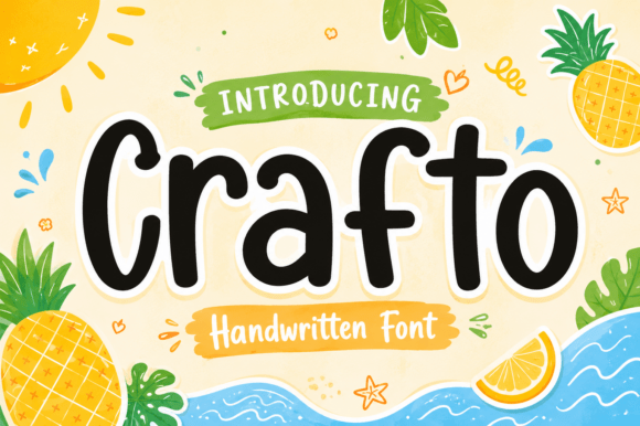 Crafto Font: Handwritten Elegance