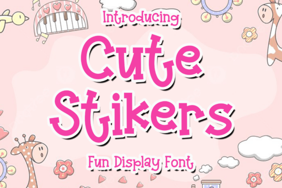 Cute Stikers Font