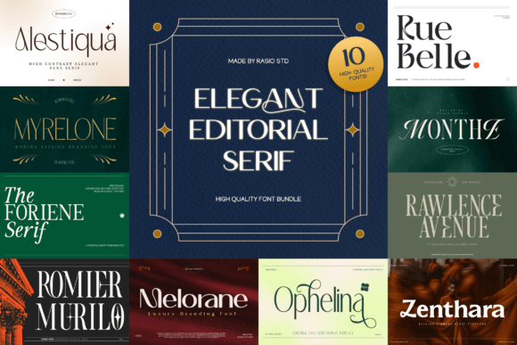 Elegant Editorial Font for Business