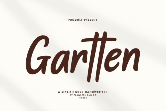 Gartten Font: Bold & Unapologetic