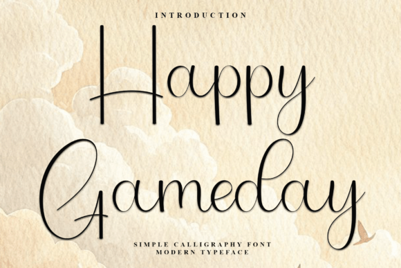 Happy Gameday Font for Creative Projects
