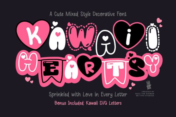 Kawaii Heartsy Font