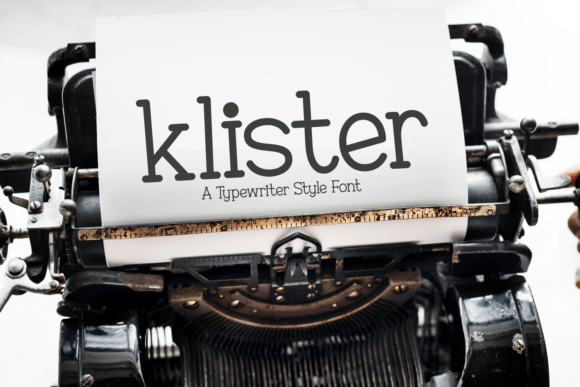 Klister Font for Creative Makers