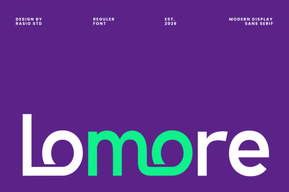 Lomore Font for Creative Makers