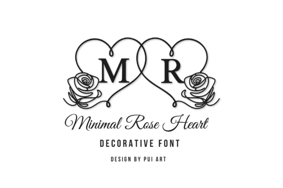 Minimal Rose Heart Font Review