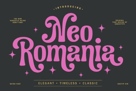 Neo Romania Font for Business Branding