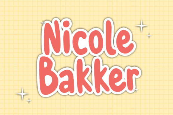 Nicole Bakker Font for Web Design