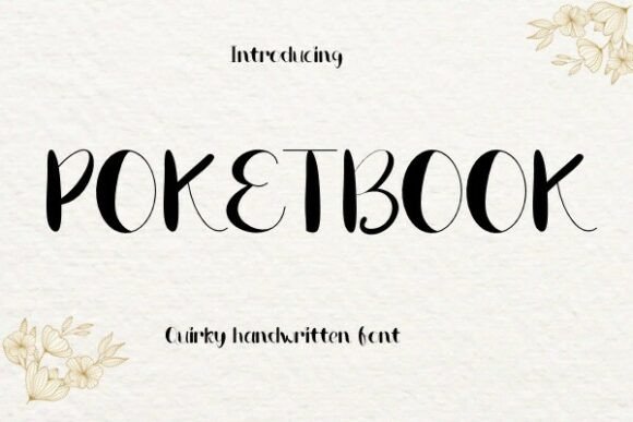 Poketbook: A Handwritten Font for Creative Campaigns