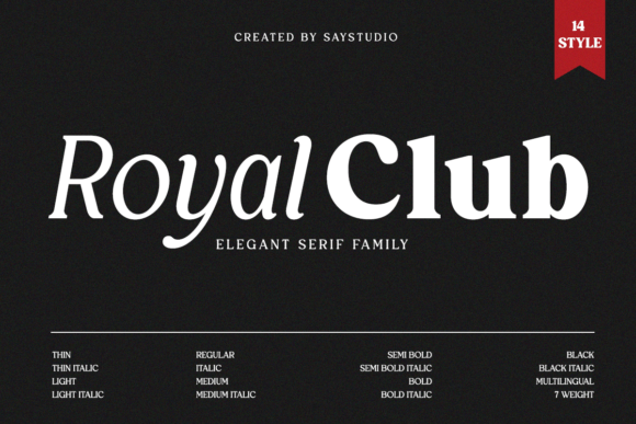 Royal Club Font Review