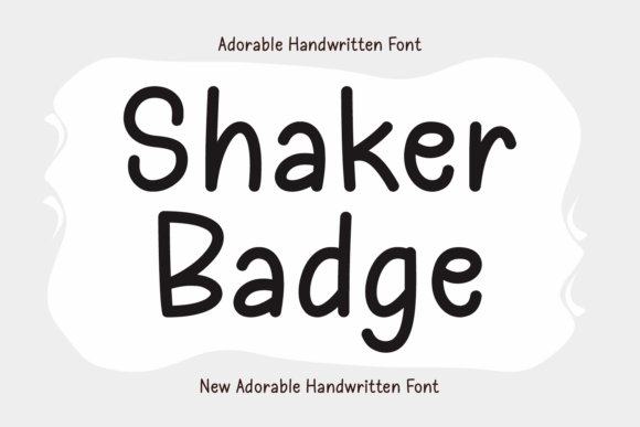 Shaker Badge Font for Business Branding