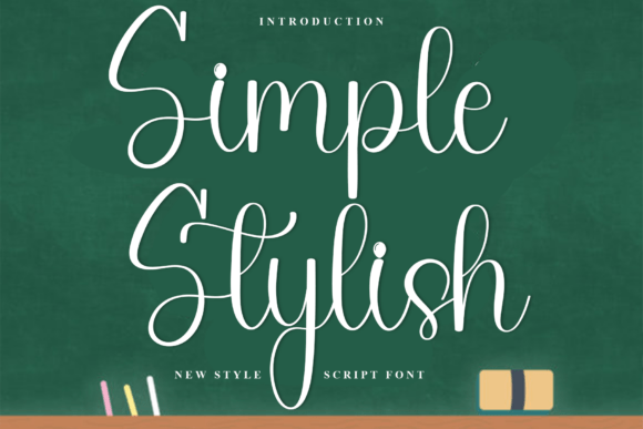 Simple Stylish Font for Creative Makers