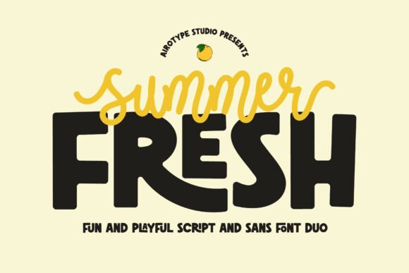 Summer Fresh Font for Bold Design