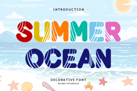 Summer Ocean Font