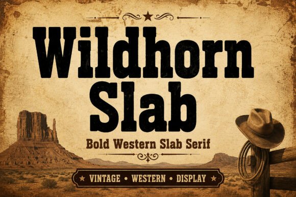 Wildhorn Slab: A Bold Font for Editorial Design