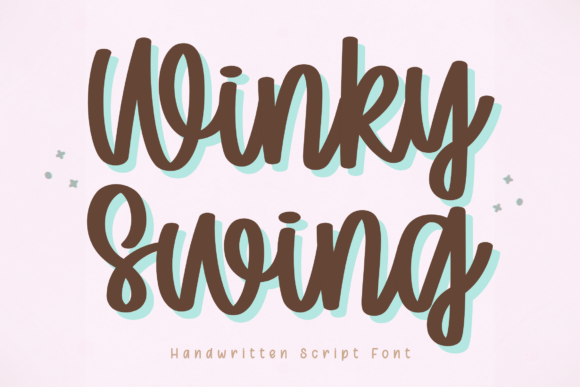 Winky Swing Font for Creative Web Projects