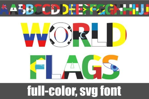 World Flags Font